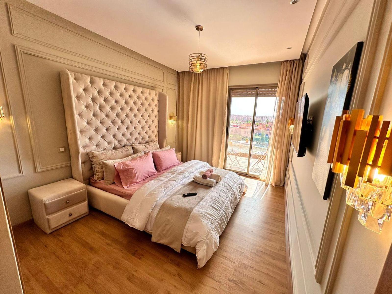 Appartement Luxueux Avec Piscine 10 Minutes Du Centre Ville Marrakesh Eksteriør billede
