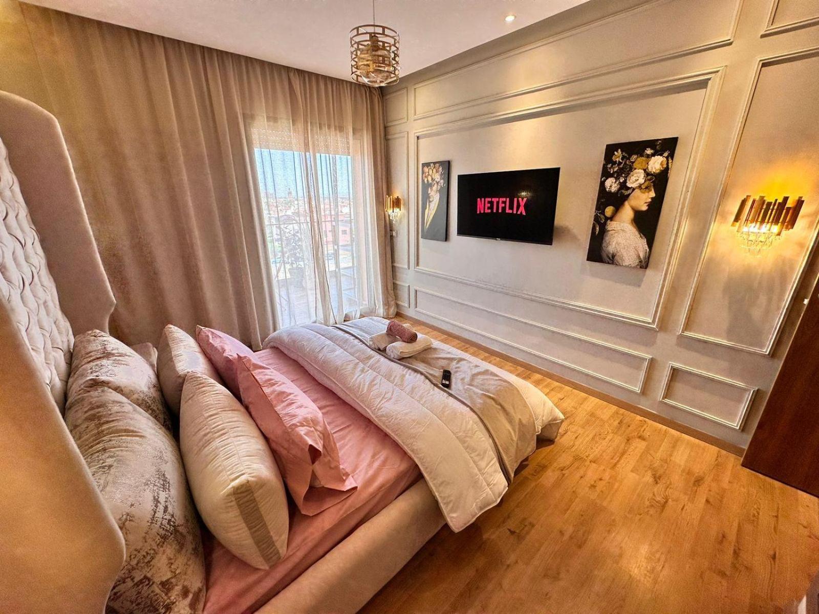 Appartement Luxueux Avec Piscine 10 Minutes Du Centre Ville Marrakesh Eksteriør billede